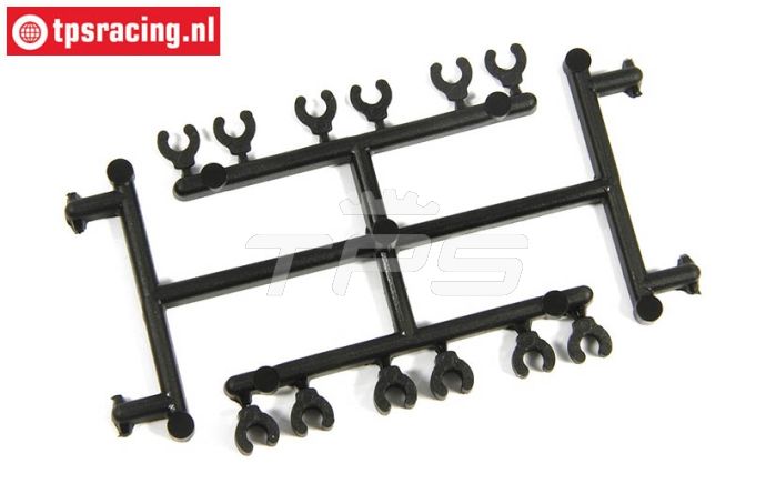 FG7178 Schokdemper veer begrenzing clip Ø4, Set