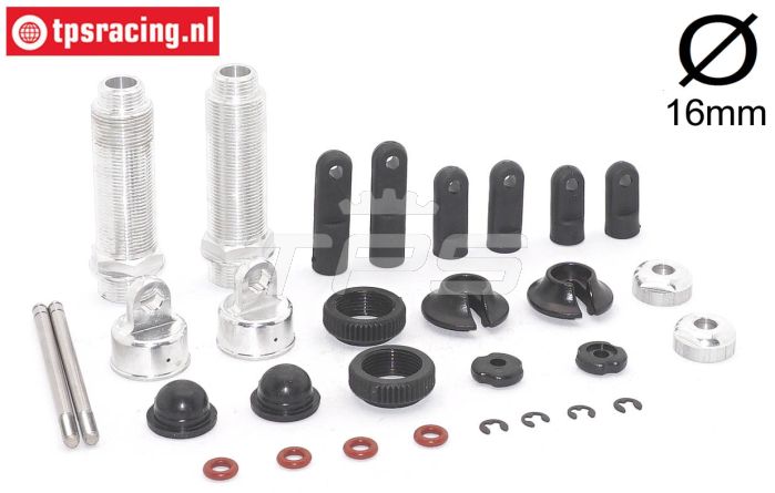 FG7202 Tuning Schokdemper Ø16-L130 mm, Set