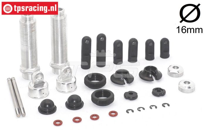 FG7204 Tuning Schokdemper Ø16-L140 mm, Set