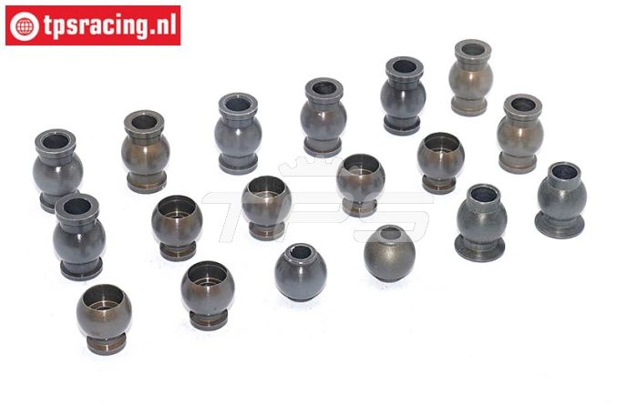FG7475 Aluminium gewricht kogel 1/5, 18 St.