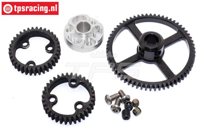 FG7750 Stalen tandwiel fijn 34/35-62T, set