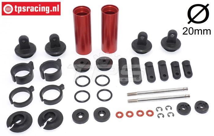 FG8523 Schokdemper '94 Rood Ø20-L155 mm, Set