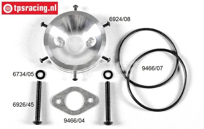 FG9468/03 Alu-Luchtfilter Adapter Ø62 mm, 1 st.