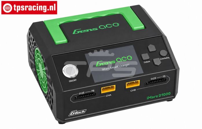 GAD1000 Gens Ace iMars Plus Duo Smart lader, set