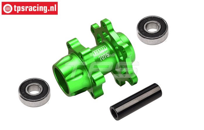 MX006-G PROMOTO Alu wiel as voor groen, set