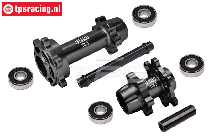 MX0067-BK PROMOTO Alu wiel assen Zwart, set