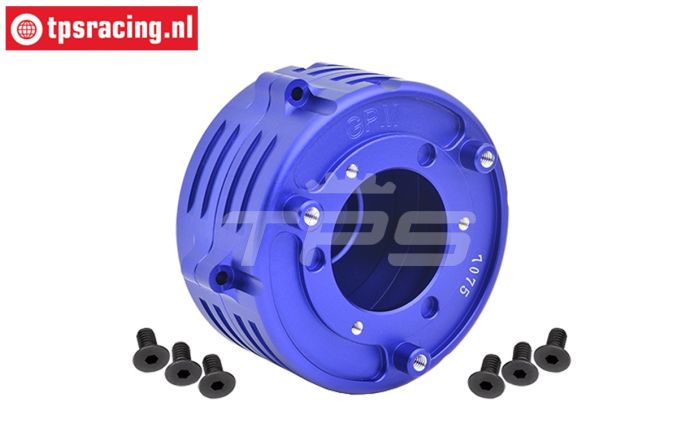 MX012-B PROMOTO Alu vliegwiel huis blauw, 1 st.