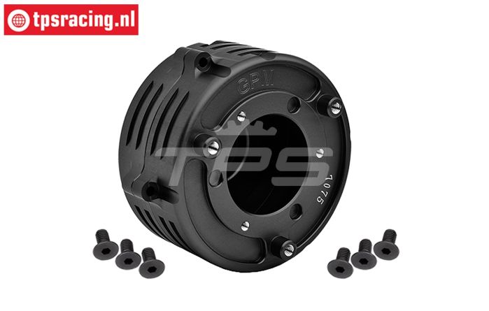 MX012-BK PROMOTO Alu vliegwiel huis zwart, 1 st.