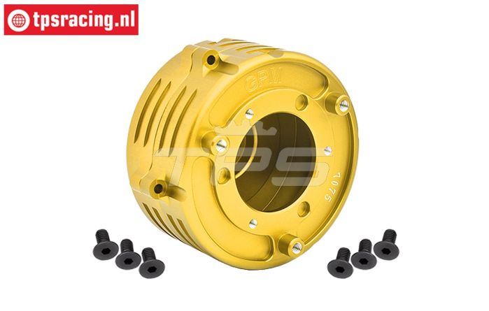MX012-GD PROMOTO Alu vliegwiel huis goud, 1 st.