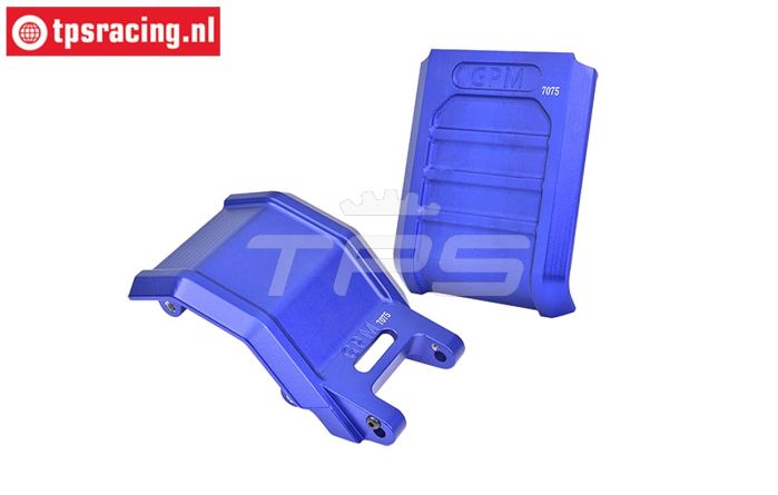 MX016AB-B PROMOTO Alu-Skid plaat blauw, set