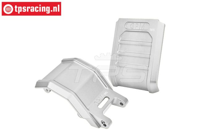 MX016AB-S PROMOTO Alu-Skid plaat Zilver, set