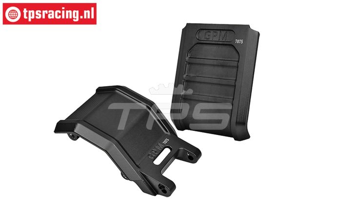 MX016AB-BK PROMOTO Alu-Skid plaat zwart, set