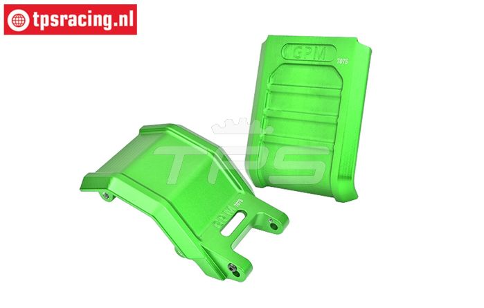 MX016AB-G PROMOTO Alu-Skid plaat Groen, set