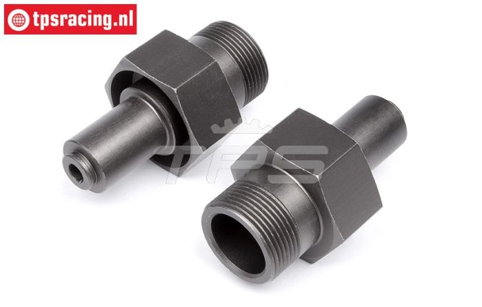 HPI102156 Wiel as voor Gun-Metal, 2 st.