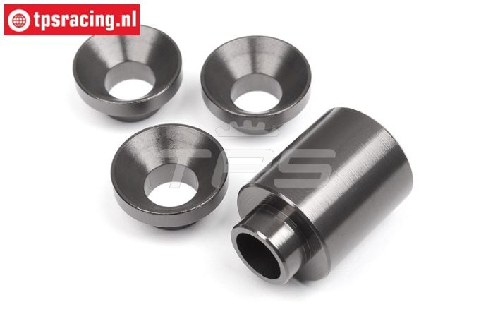 HPI102174 Bus Koppeling houder Gun-Metal, Set