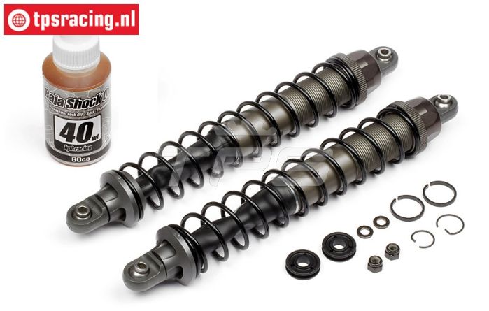 HPI102480 Schokdemper voor VVC/HD Gun-Metal, 2 st.