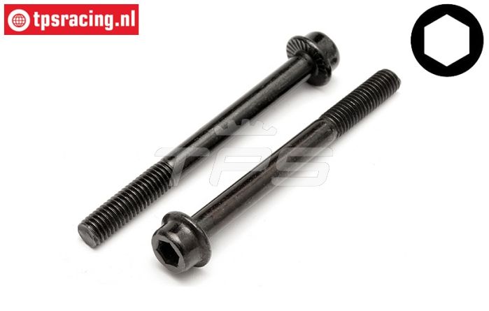 HPI15482 Inbus normale kop M5-L52 mm, 2 st.