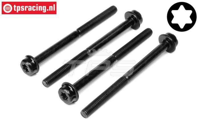 HPI15491 Torx schroef met flens M5-L65 mm, 4 St.