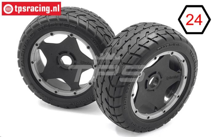 HPI4742 HPI Tarmac Buster M op velg Ø170-B60 mm, 2 st.