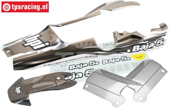 HPI7792 Kap 5B Gun-Metal/Grijs/Zilver, Set