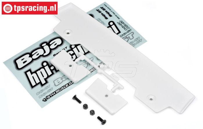 HPI85294 5T-1 Achterspoiler wit, set