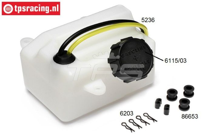 HPI85446 Brandstof tank 700 cc, Set