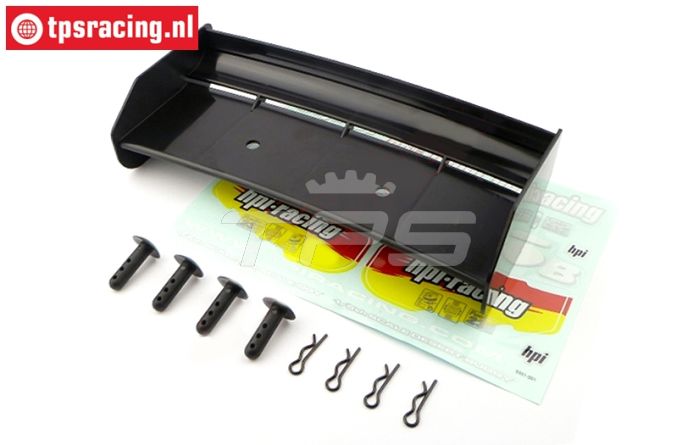 HPI85452 Achterspoiler Zwart, Set
