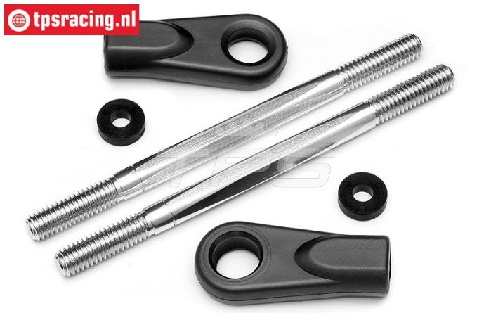 HPI85463 Stuurstangen Ø6-L92 mm, Set