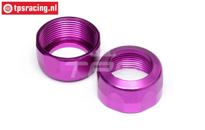 HPI86445 Schokdemper dop Paars Ø20-H12 mm, 2 st.