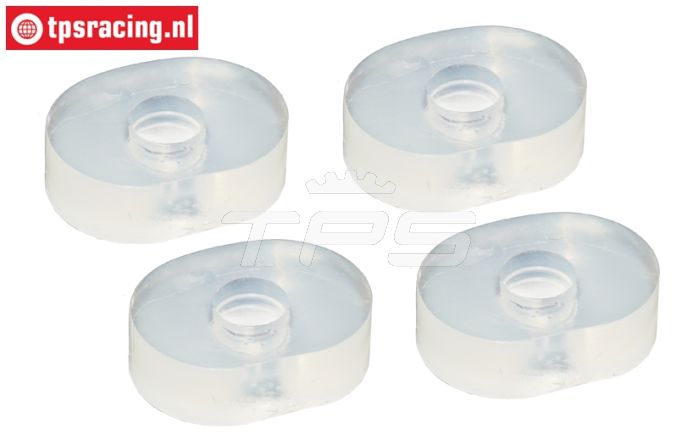 TPS86666 Siliconen Tandwiel demping rubber, 4 st.