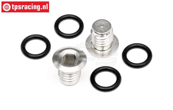 HPI86676 Differentieel schroef M4-L6 mm, 2 st.