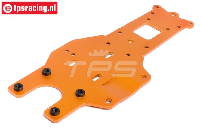 HPI87482 Chassis plaat achter onder Oranje, 1 st.