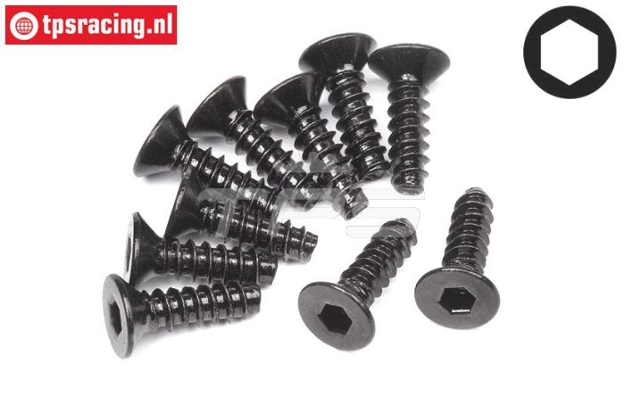 HPI94304 Inbus parker verzonken Ø3-L10 mm, 10 St.