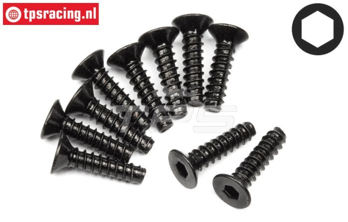 HPI94305 Inbus parker verzonken Ø3-L12 mm, 10 St.