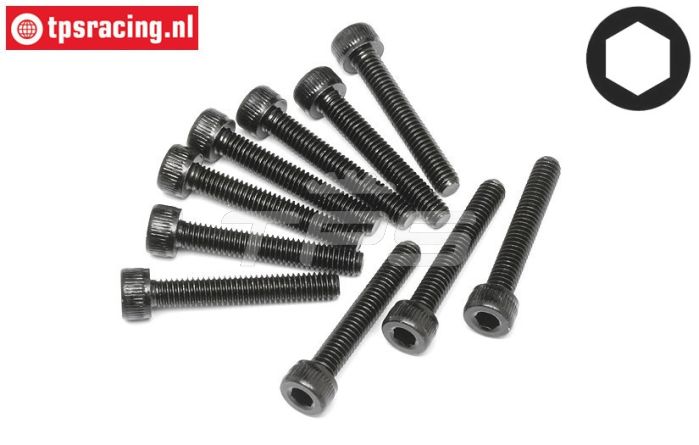 HPI94510 Inbus normale kop M4-L25 mm, 10 St.