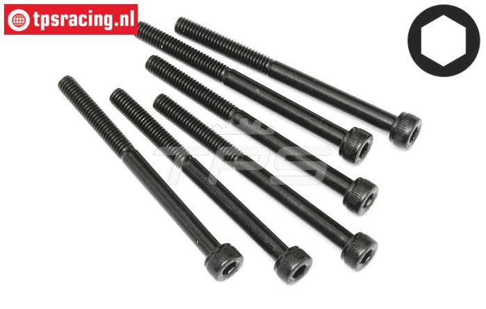 HPI94520 Inbus normale kop M4-L50 mm, 6 St.