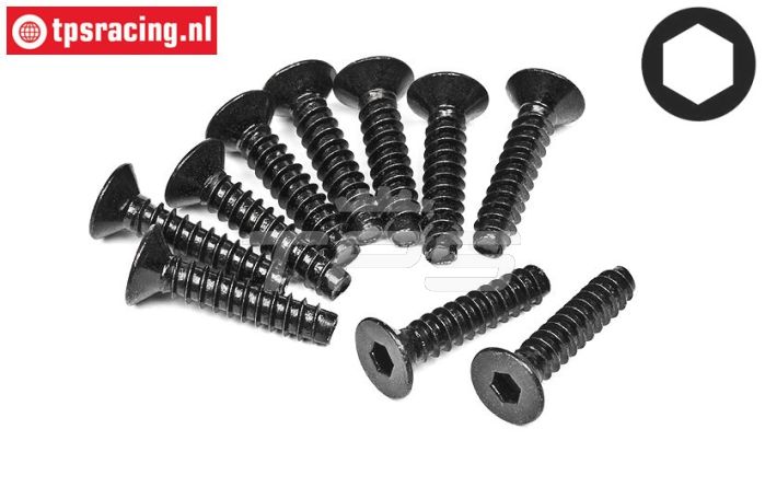 HPI94632 Inbus parker verzonken kop Ø4-L18 mm, 10 St.
