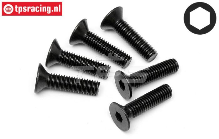 HPI94732 Inbus verzonken kop M5-L20 mm, 6 St.