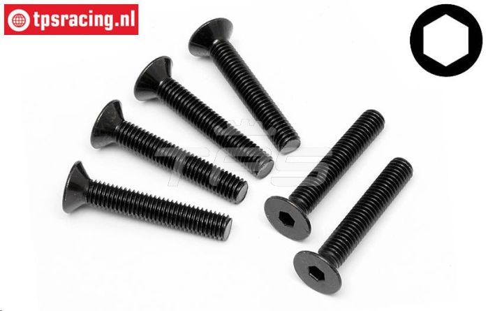HPI94735 Inbus verzonken kop M5-L30 mm, 6 St.