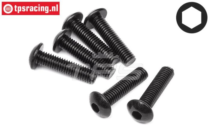 HPI94757 Inbus bolkop M5-L20 mm, 6 St.