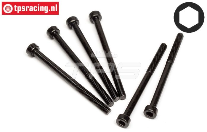 HPIZ303 Inbus normale kop M3-L42 mm, 6 St.