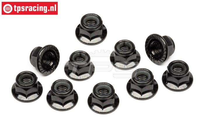 TPSZ682 Stalen Borgmoer met flens M5, 10 St.