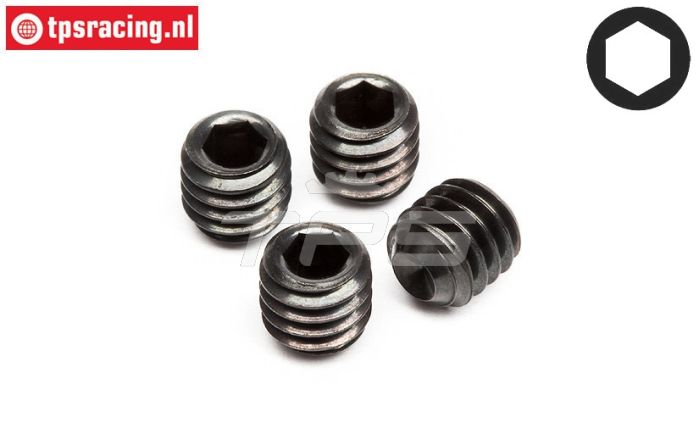 HPIZ721 Inbus koploos M4-L4 mm, 4 St.