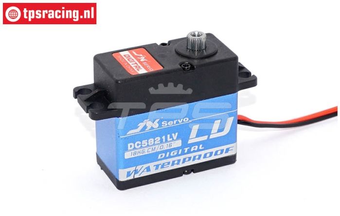 JX DC5821LV High Torque Waterproof servo 22 kg-25T, 1 st.