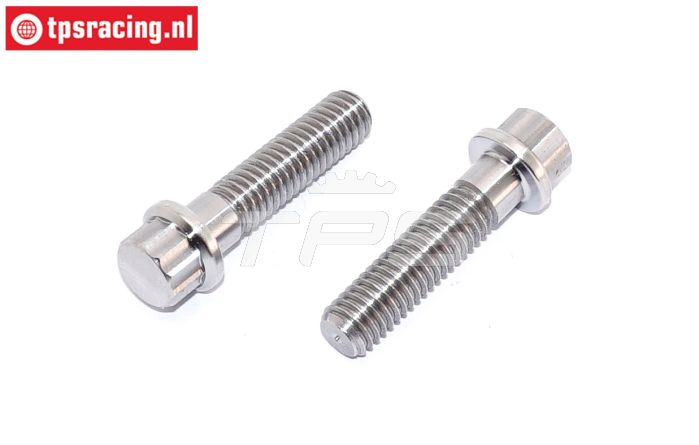 K10025 Camber schroef M6-L25 mm, 2 st.
