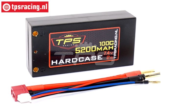 TPS5200HC LiPo accu Hardcase 5200 mAh 7,4 Volt-100C, 1 st.