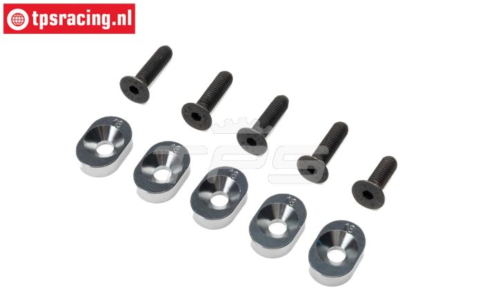 LOS-4156 LOSI 5IVE-TG Motor Plaatjes 18/67T, 5 st.