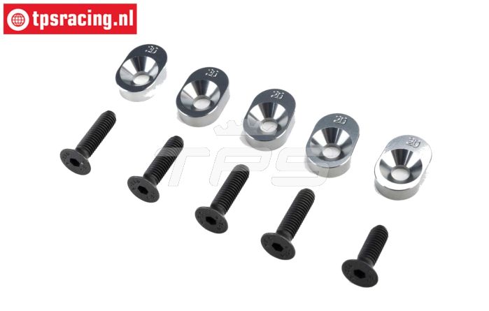 LOS-4138 LOSI 5IVE-TG Motor Plaatjes 19/67T, 5 st.