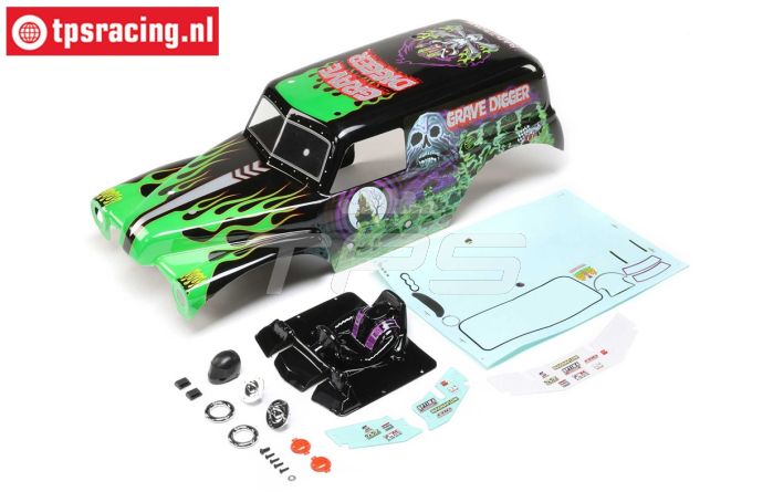 LOS240013 LMT Grave digger kap gespoten, Set