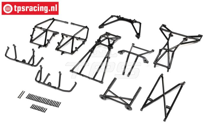 LOS241038 Rol kooi compleet Zwart LMT Truck, Set